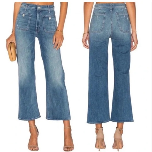 Mother patch pocket maverick high-five cut jeans - Picture 13 of 15